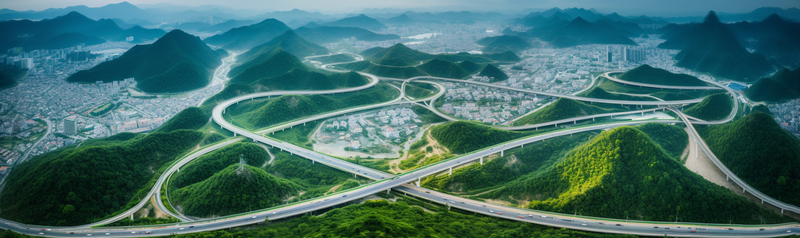 全景航拍高速公路全景纵横交错摄影实拍,高清,摄影图,摄影图片,图片大全,摄影图免费下载